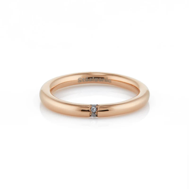 Stéelgenic Zero Diamond Ring ZERO｜RSN9322