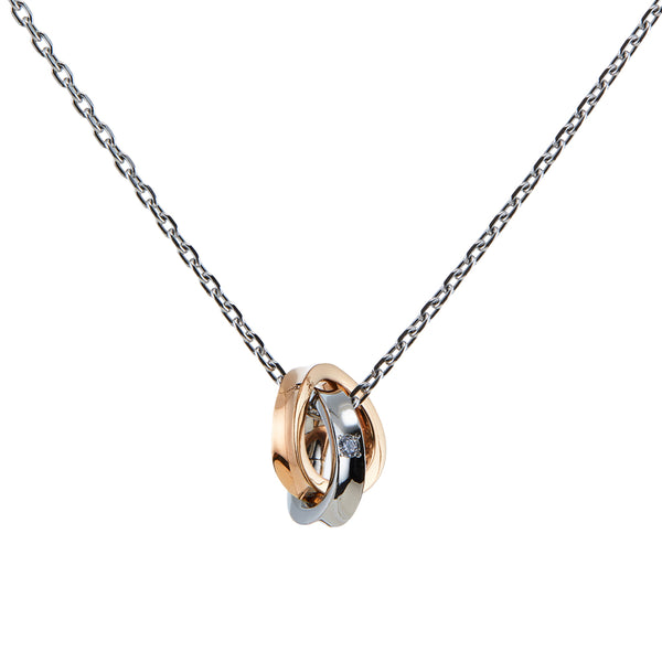 Stéelgenic Duo Necklace DUO | PEN9021 + SGN6001