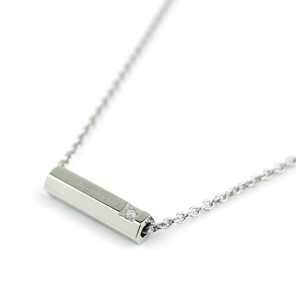 Stéelgenic Hexagon Bar Necklace SECTION｜PEN9063