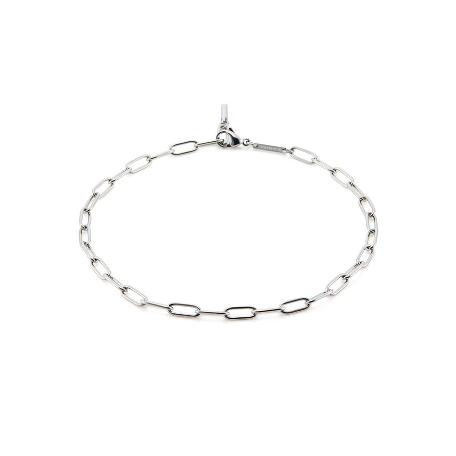 Stéelgenic Paper Clip Chain Anklet PAPER CLIPS CHAIN｜ANK6901